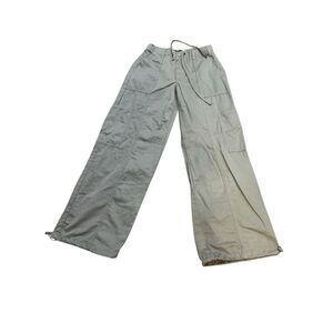 Celebrity Pink Women's Size Small Cotton Blend Gray Pull On Cargo Pants Ankle